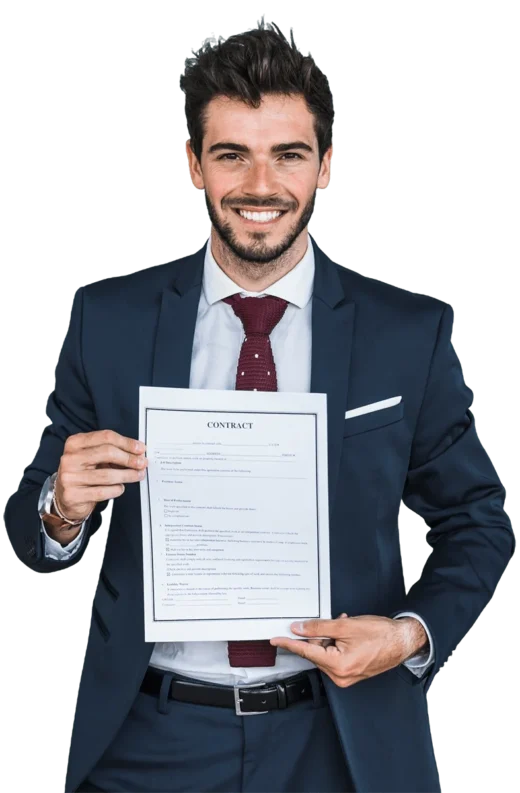 front-view-happy-man-holding-contract front-view-happy-man-holding-contract